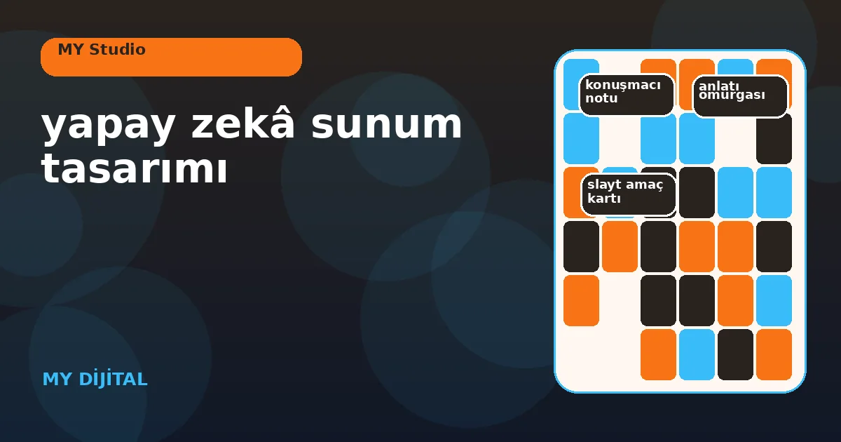 karar sorusundan öneriye uzanan slayt anlatı panosu.