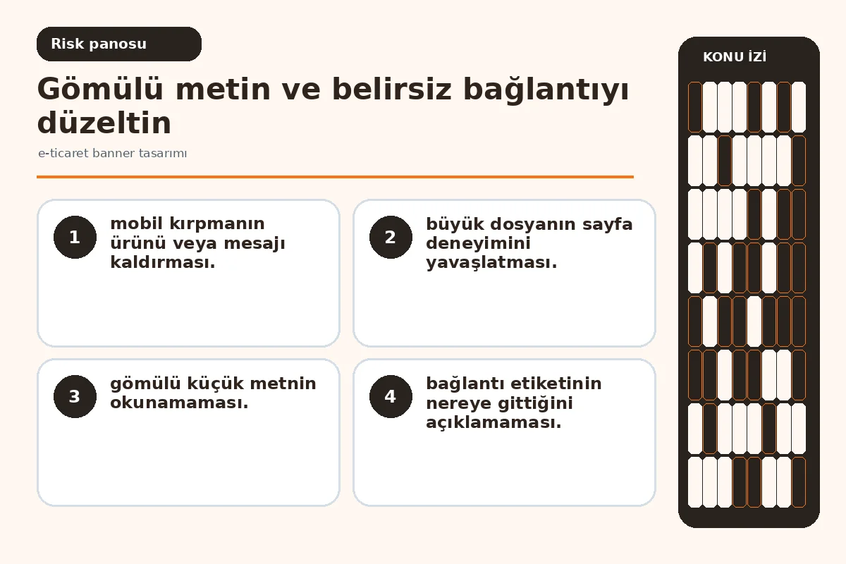gömülü küçük metin ve belirsiz bağlantıyı gösteren denetim ekranı.